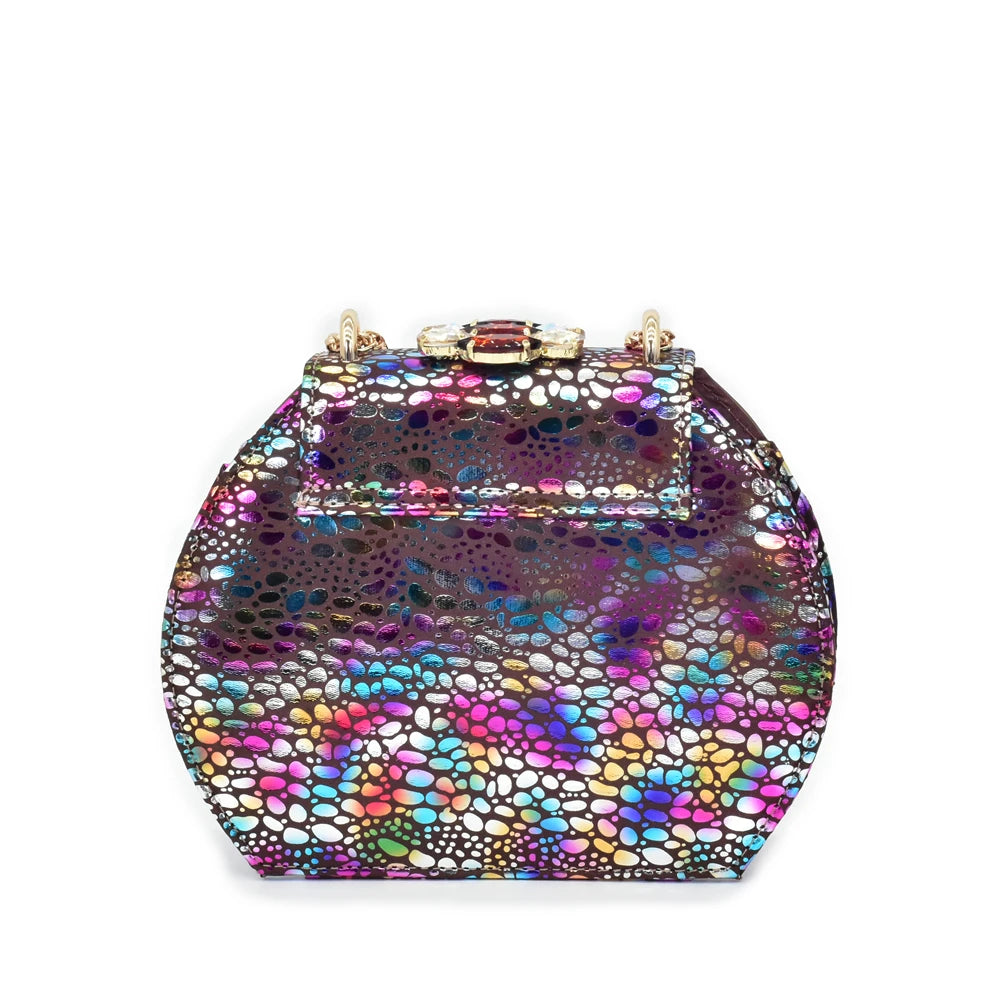 Fashion Italian Matching Nigerian Shoe and Bag with Rhinestone Wedding Shoes for Women Bride African Shoes and Bags Matching Set