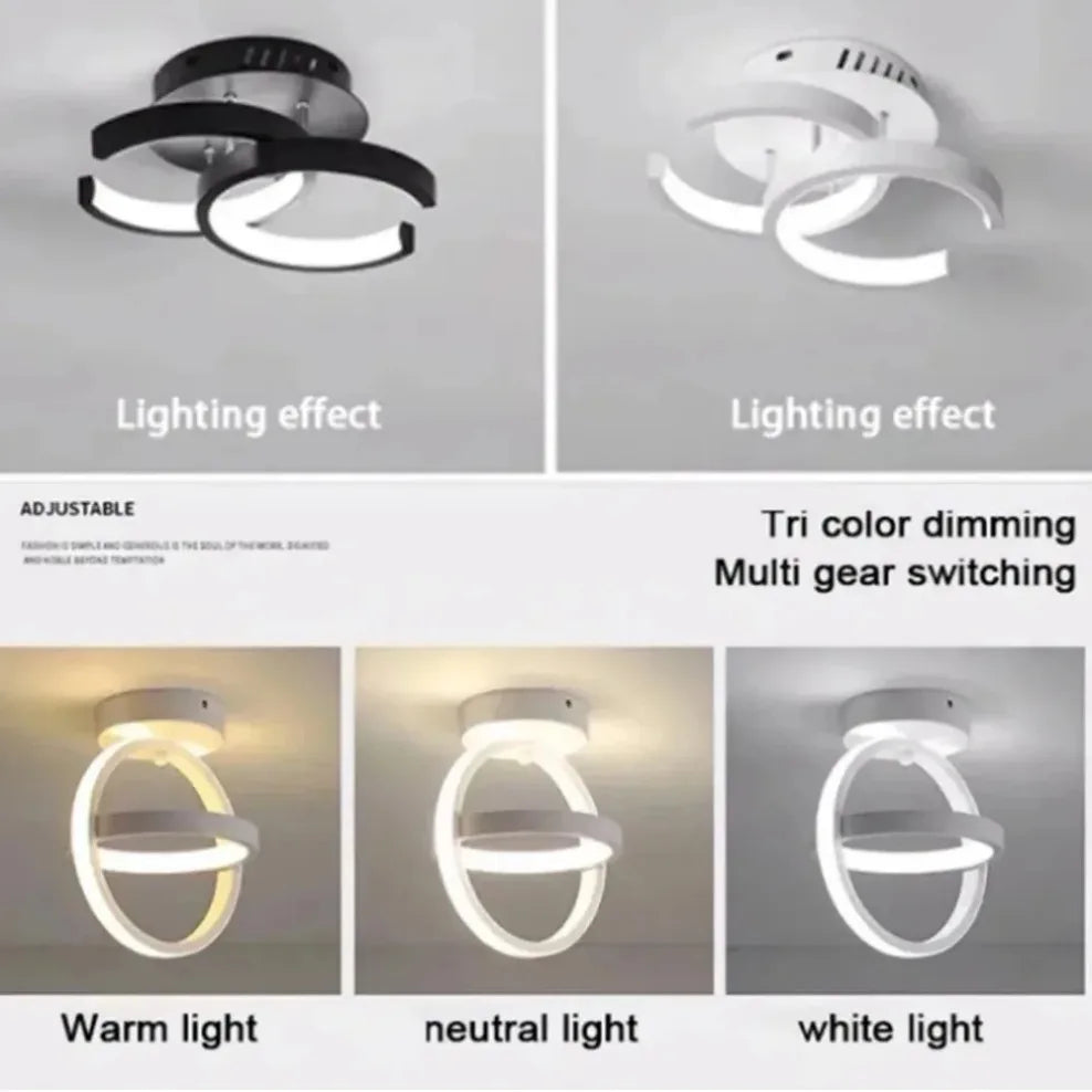LED Strip Aisle Ceiling Lights Modern Minimalist Living Room Lamps For Balcony Entrance Staircase Home Decor corridor lamp