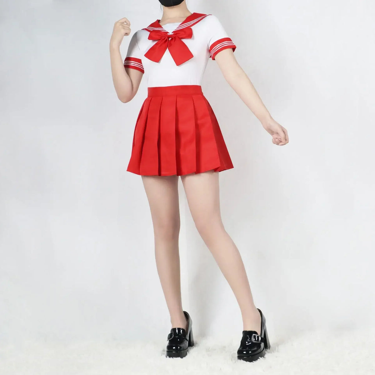 Costume de Cosplay de marin Anime Tsukino pour femmes, robe JK rose bleu Usag rouge  halloween  uniforme  japonais pour filles