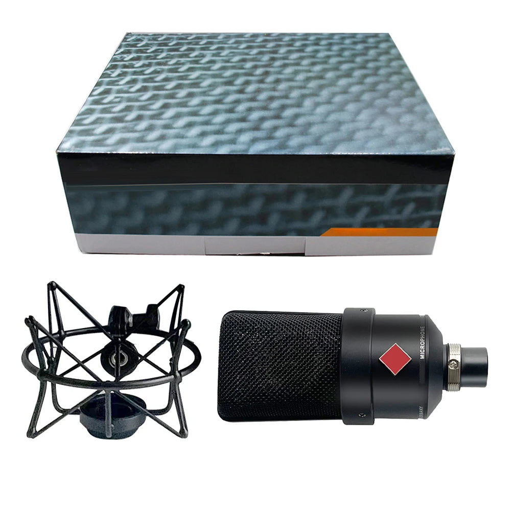 103 Professional Large Diaphragm Condenser Studio Microphone for Vocal Recording Podcast Broadcasting Live Streaming