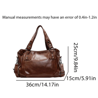 Soft Interior Compartment Shoulder Bags 2026 High Quality Contrasting Colors Bags for Women Fashion Zipper Pu Women's Handbags