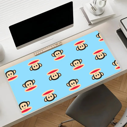 Fashion P-Paul F-Frank Mouse Pad Non-slip Rubber Computer Mat Gamer Balance Decoracion Deskmat Laptop Office Large