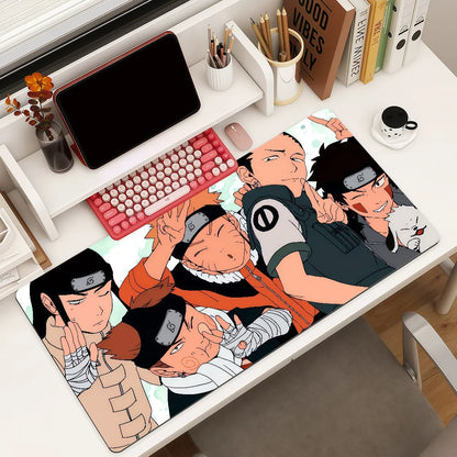 Adventure Anime N-NARUTO Mouse Pad Square Office Gaming Desk Mat Waterproof Non-Slip Rubber Decorative