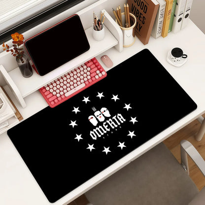 Singer O-OmertaS 47 Mouse Pad Square Office Gaming Desk Mat Waterproof Non-Slip Rubber Decorative