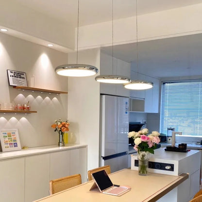 Modern simple LED pendant lights restaurant luxury island bar bedroom chandelier full spectrum dimmable indoor ceiling lamp