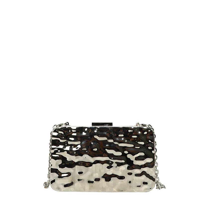Luxury Golden Evening Bags For Women Wedding Dinner Party Chain Shoulder Cross Body Bag 2024 Designer Purses And Handbags