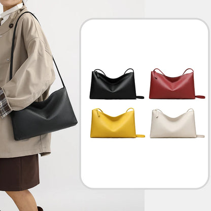 100% Genuine Leather Shoulder Crossbody Bag For Women Sac 2025 High Quality Cow Leather Ladies Handbag Luxury Female Tote Bags