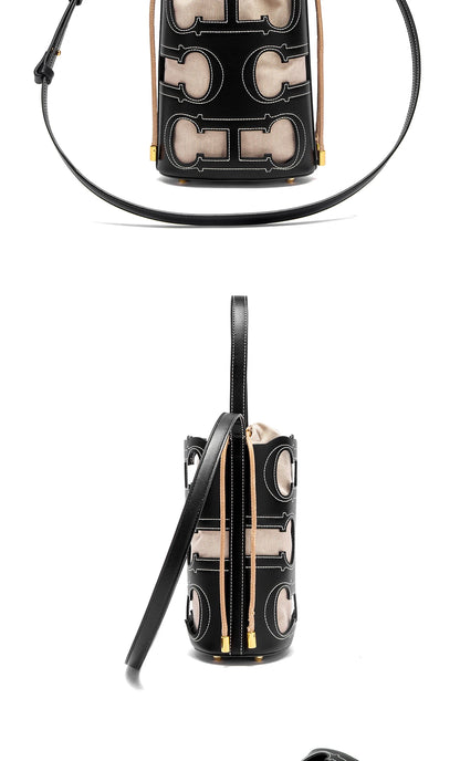 CHCH Women's Shoulder Bag 2026 Spring Hollow Design Handbag High Quality Detachable Shoulder Strap16.5*10*22.5cm