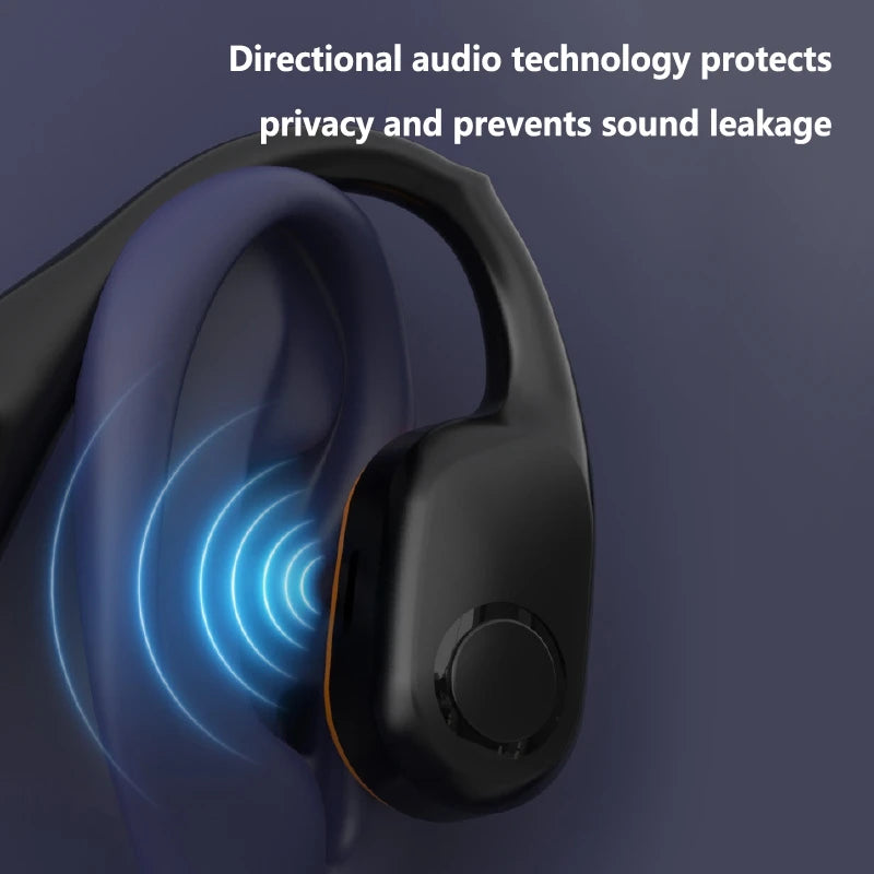 Lenovo Bone Conduction Bluetooth Noise Reduction Waterproof Earphones Open Type Ultra Long Endurance Card Insertion Run Swimming