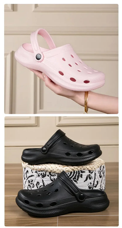 2026Summer Men Clogs Sandals Men's and Women's Leisure Slippers Beach Slides Home Garden Shoes Outdoor Sandals Plus Size46 47 48