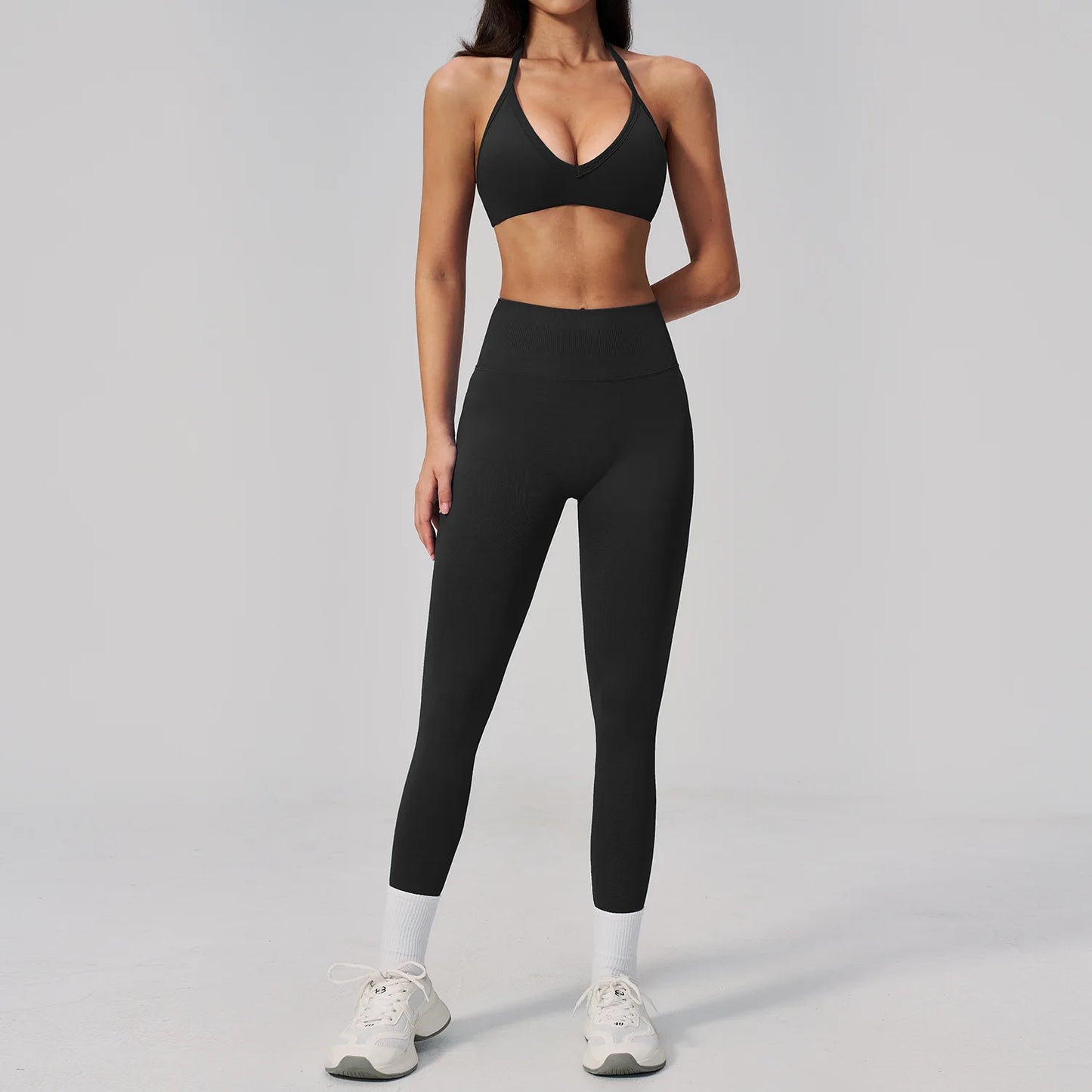 Fitness Suit 2PCS Women's Tracksuit Yoga Set Sports Outfits Gym Clothes Running Push Up Sportswear Female Workout Yoga Clothes