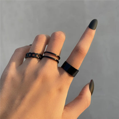 Boho Gold Color Rings Set For Women Fashion Cubic Zircon Heart Star Moon Flower Finger Rings Female Simple Trendy Jewelry Gifts