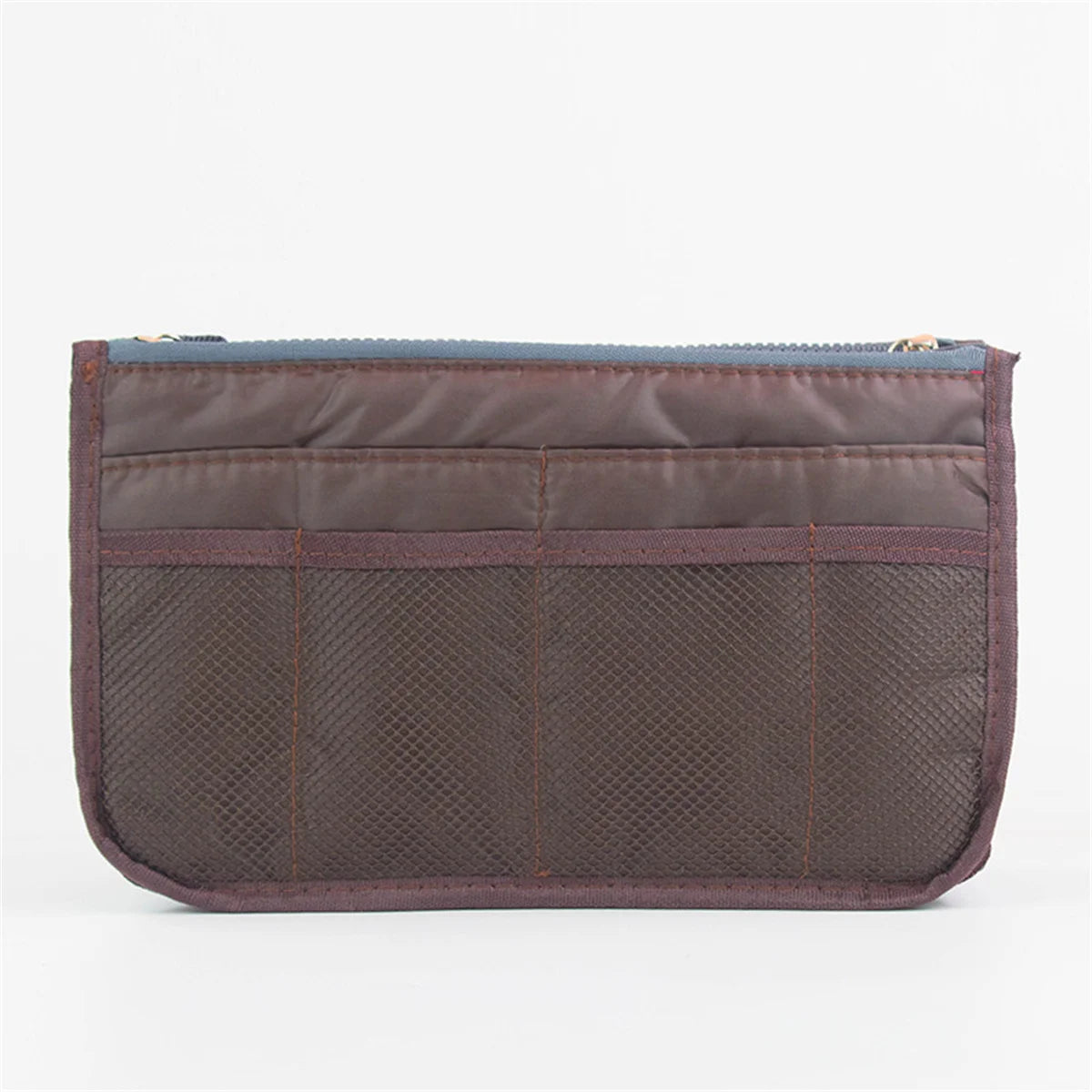 Multifunctional Bi-fold Storage Bag Double Zipper Large Capacity Storage Arrangement Makeup Toiletries Large Classification Bag