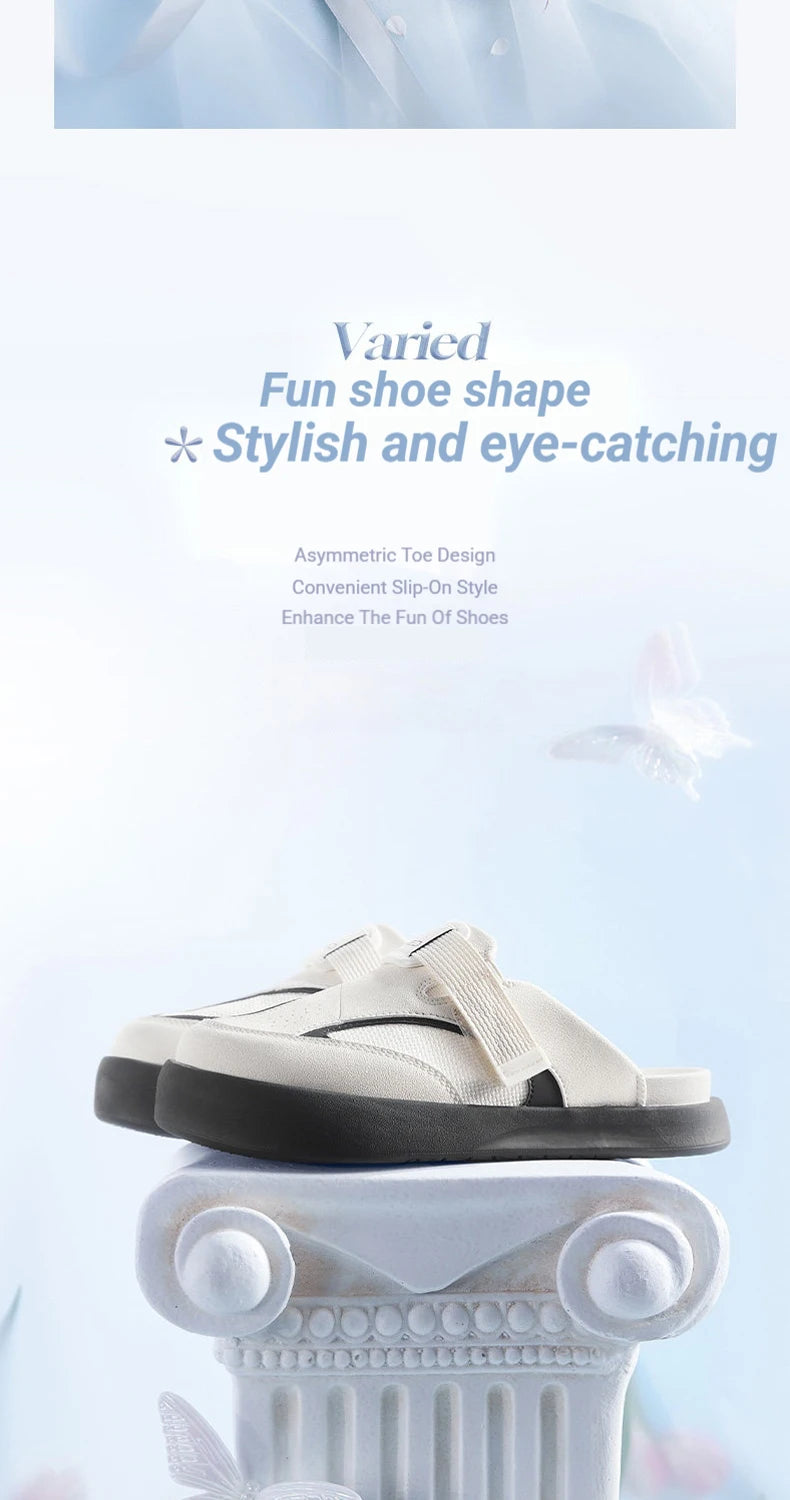 361 Degrees YY Bokken Women's Slippers Casual Wear Soft Comfortable No shoelaces Convenient Female Outdoor Slippers 682626705