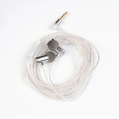 NICEHCK X39 IEM Aluminum Alloy Shell HIFI Microphone Earbud 6mm Titanium Plated Dynamic Headset Bass Vocal DJ In-ear Earphone