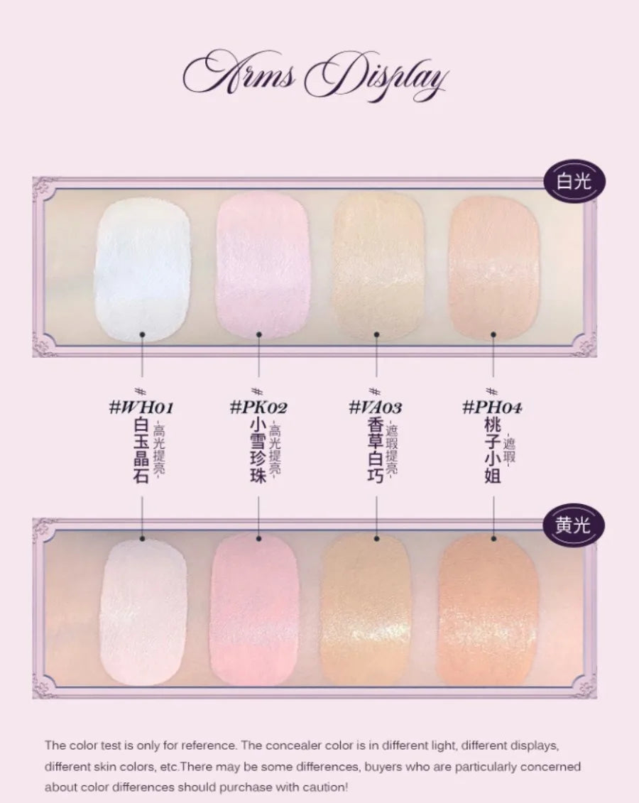 Flower Knows Set Midsummer Fairytales Make up Gift Box Eye Brow Palette Powder Blusher Eyebrow Concealer Lipgloss For Women