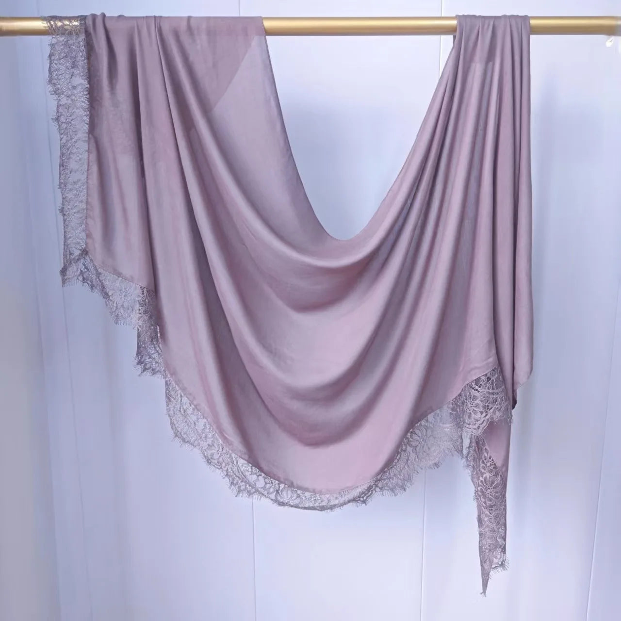 2026 New Rayon Cotton Modal Hijab Scarf Lace Splicing Turban Breathable Women Shawl Cotton Plain Scarf Headscarf Women Hijabs