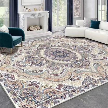 VIKAMA Bohemia Style Crystal Velvet Carpet Large Size Living Room Bedroom Non-slip Rugs Sofa Coffee Table Blanket Kids Room Mat