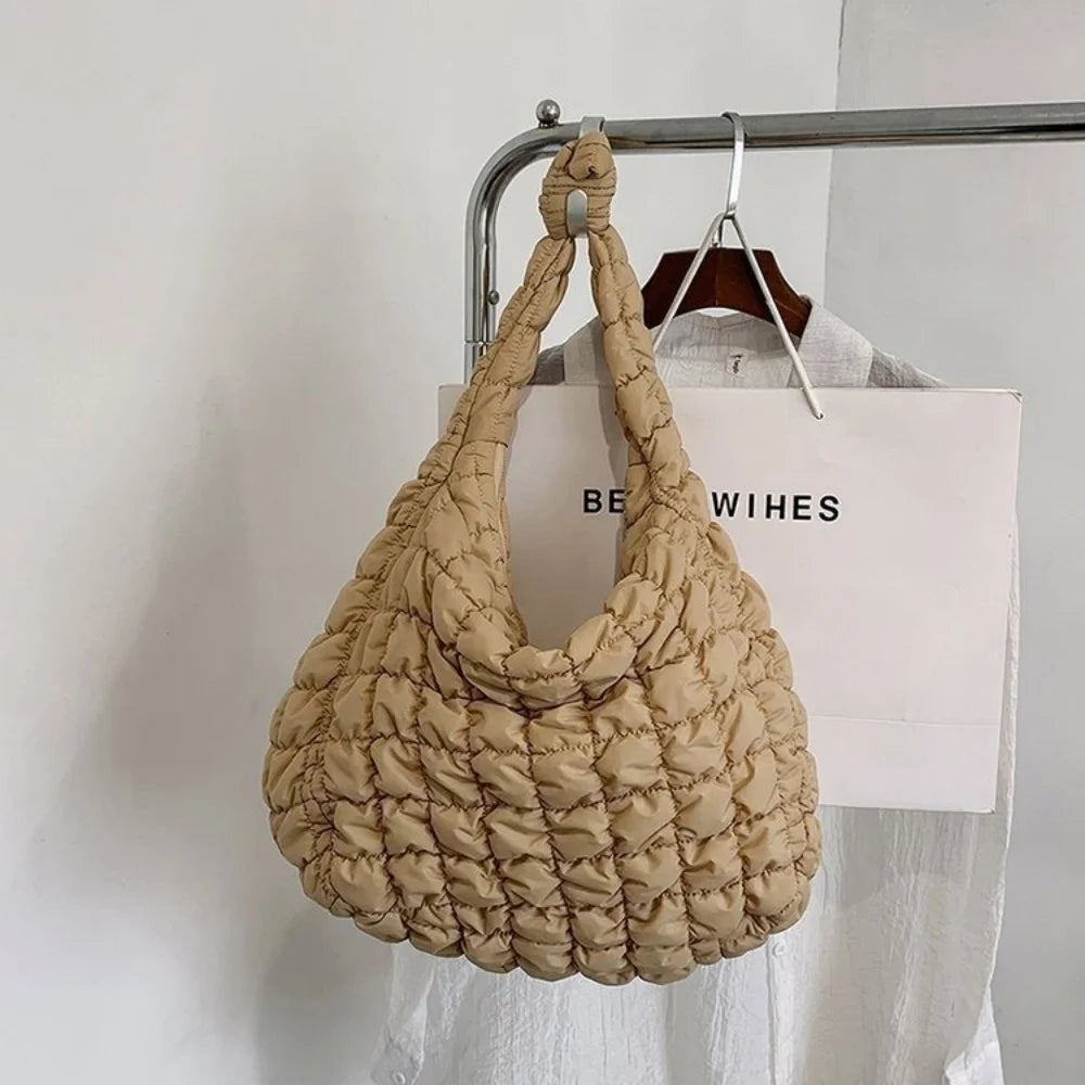 Cloud Crossbody Bag Soft Dumpling Tote Bag Fashion Satchel Bag Large Capacity Sling Bag Solis Color Casual Bags