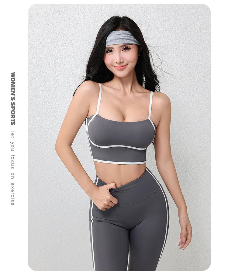 Women's Plus Size Fitness Flare Yoga Pants Four-Way Stretch Breathable Full Length Elastic Waist Hip Lifting Yoga Trousers