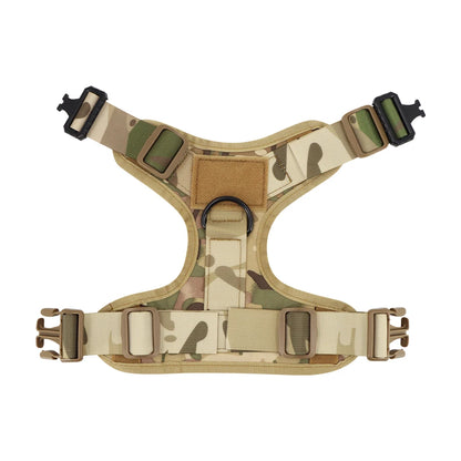 Dog Harness for Large Dogs Leash Collar Molle Pouch Military Harnesses French Bulldog Pet Tactical Training Vest Dog Accessories