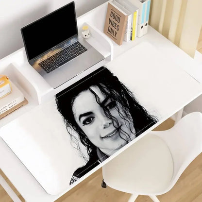 Singer M-Michael J-Jackson Mousepad Premium Locking Edge Mouse Mat Speed Mouse Pad Ultrafine Surface Desk Mat