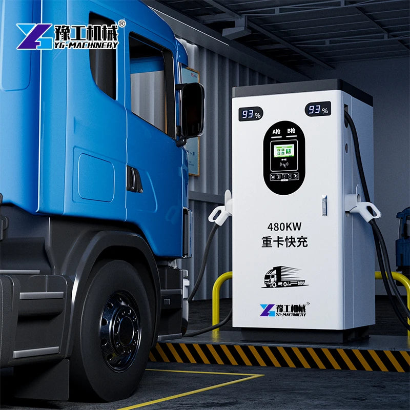 90kW DC EV Charger Station CCS2 Dual Gun Fast Charging Floor Mounted Smart APP WiFi 4G RFID IP54 OCPP 1.6J Fully Approved