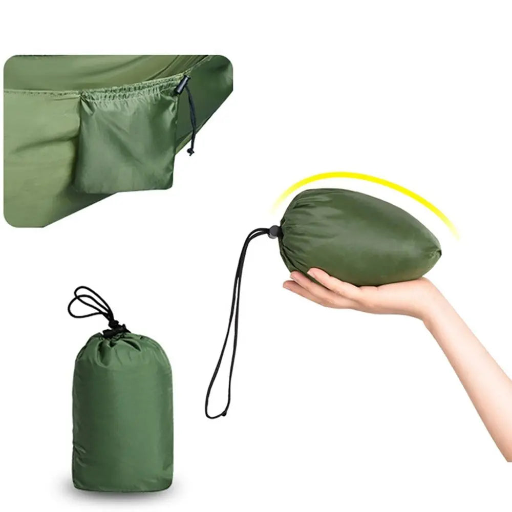 High Strength Colorful Hanging Hammocks Foldable Single and Double Size Camping Hammock Easy Setup Dacron Outdoor Swing Beach