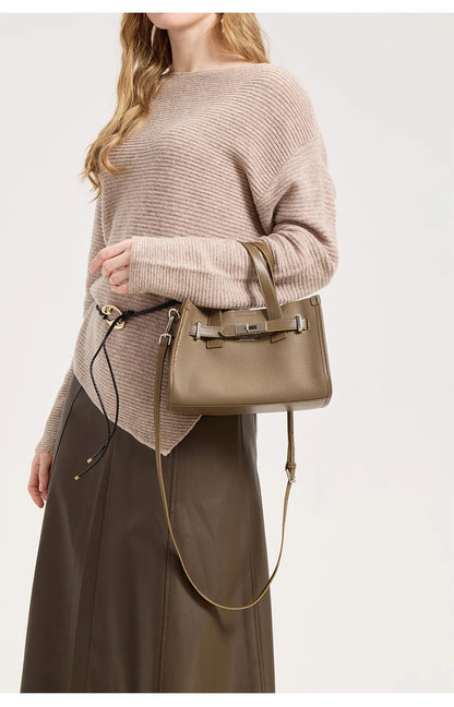 NEW Luxury Quality Genuine Leather Handbags Cowhide Satchel Bag for Women mini bags Fashion Lady Crossbody Messenger Bags