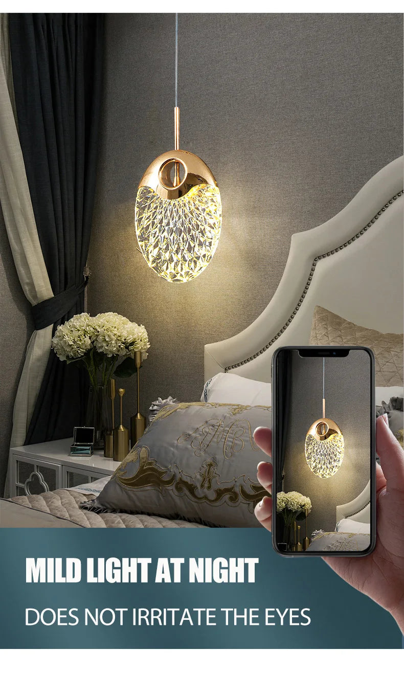 Stylish Modern Luxury Golden LED Pendant Lights Art Indoor Lamps for Hotel Hall Bedroom Living Room Home Decoration Chandelier