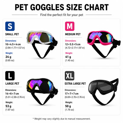 These Pet Dog Sunglasses Can Block Ultraviolet Rays, and the Dog Goggles Are Windproof and Dustproof.