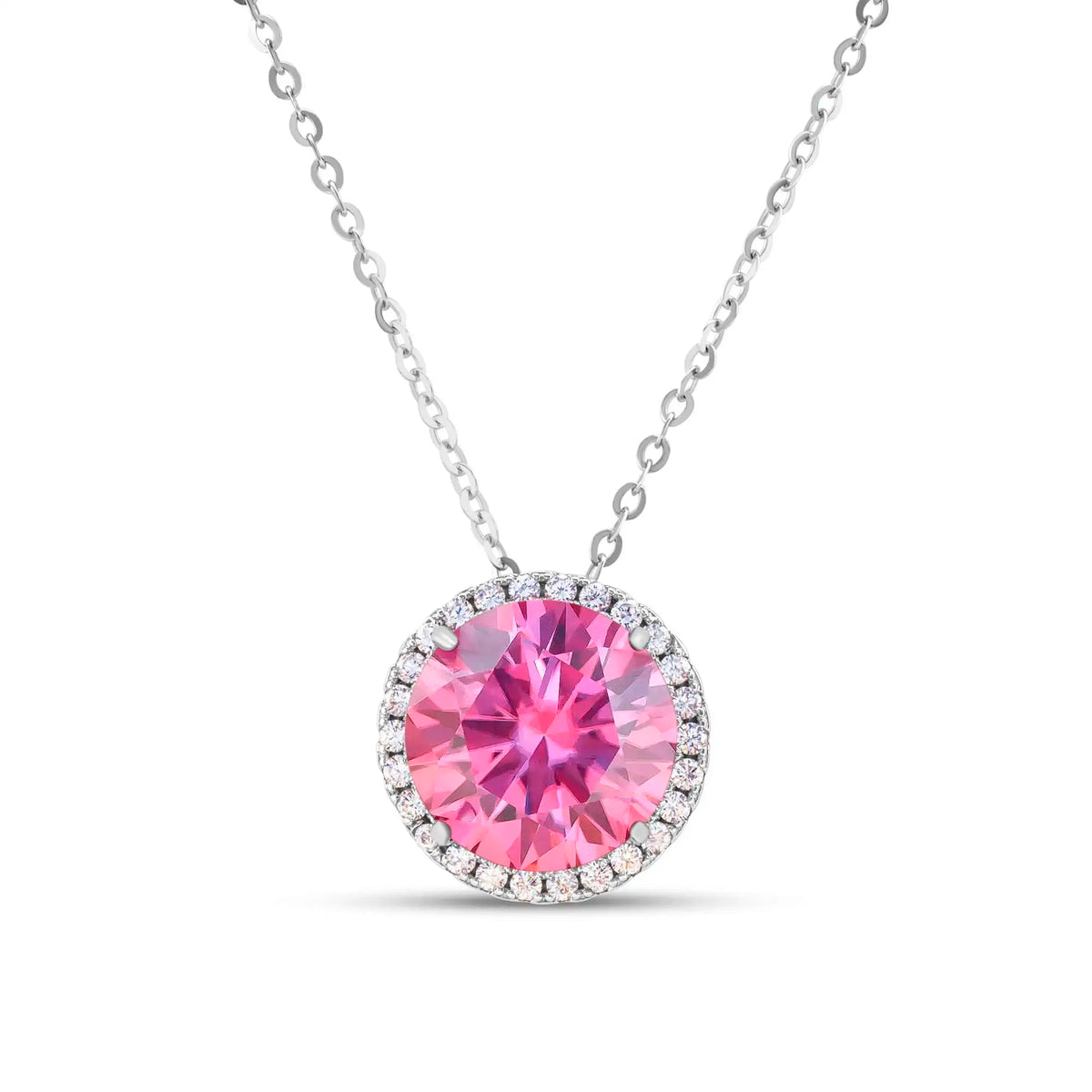 5CT D Color Moissanite Classic Pendant Necklace Fairy Necklace Real 925sterling Silver Women Fine Jewelry For Valentine's Party