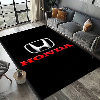 Racing Car H-HONDA HRC Motorcycle Carpet Rug for Living Room Bedroom Home Sofa Decoration,Kids Area Rug Non-slip Floor Mat Gift