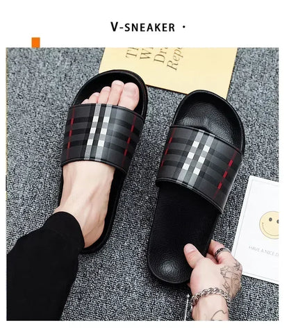Beach Sandals Stylish Casual Men's Shoes Light Outdoor Breathable Wading Slippers Bathroom Family Men Chaussures Homme Luxe