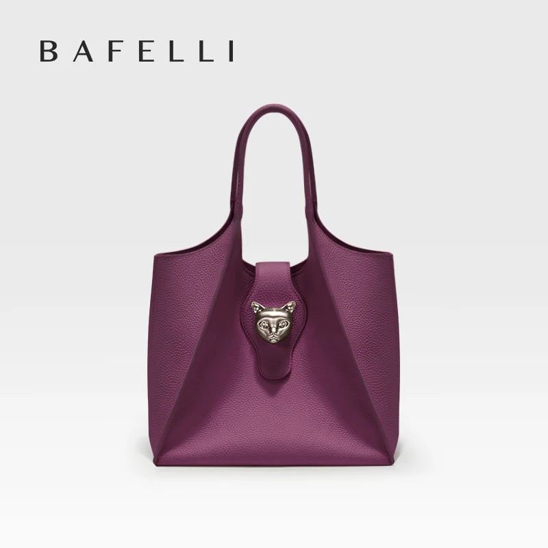 BAFELLI 2026 WOMEN'S HANDBAG TOTE TRAVEL BAGS GENUINE LEATHER CASUAL FASHION LUXURY BRAND UNISEX PURSE BUSINESS STYLISH DESIGNER