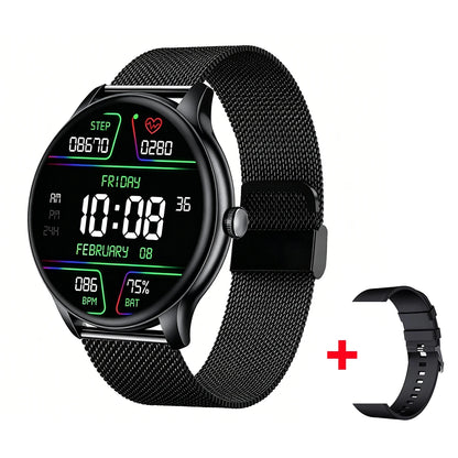 2026 New Smartwatch For Men Android IOS Phone 1.52" Screen Bluetooth Call Blood Oxygen Pressure Monitoring Smart Watch Women