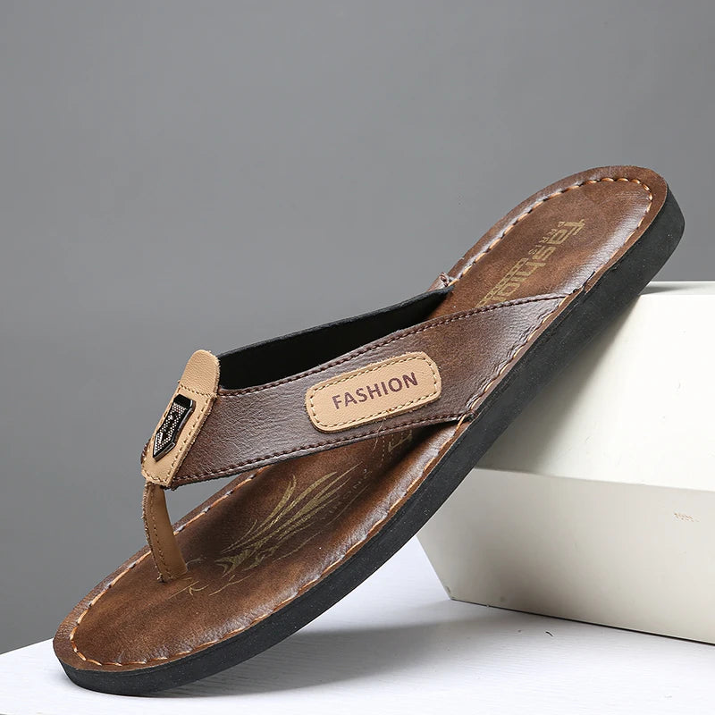 Hot-selling Summer Slippers for Men Soft Sole Slides New Arrival Male Flip Flops Leisure Walk Men's Casual Sandals New Half Drag