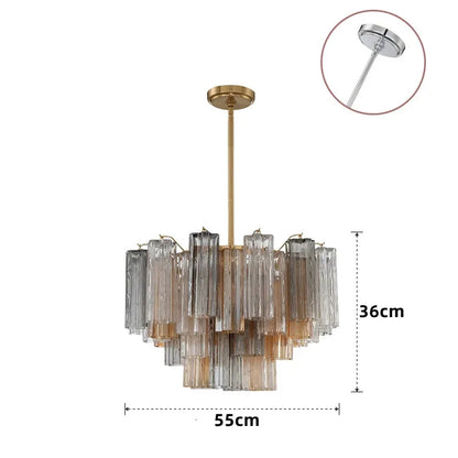 French Style Artistic Chandelier Medieval Colored Glass Retro Lighting for Living Room Dining Room Bedroom Villa Staircase Home
