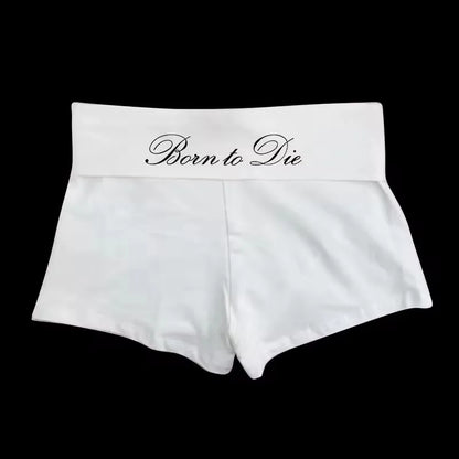 Y2K Summer New Women's Slim Fit Sexy Shorts Simple Daily Versatile Simple Daily Versatile Fashion