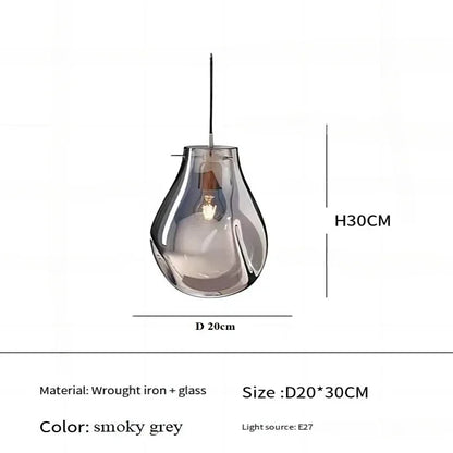 2026 Nordic Pocket Glass Chandelier Table Dining Kitchen Island Pendant Lights Minimalist Decor Lighting Suspension Design Fixtu