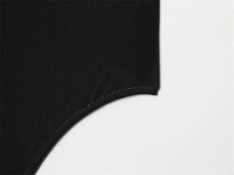 Women's Bodysuit 2026 New Fashion Summer Black Spliced Lace Bodysuit for Women Elegant Chic Personality Spaghetti Strap Bodysuit