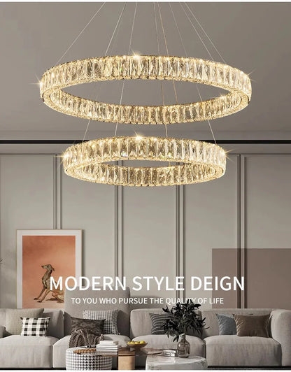 Luxury Crystal Chandeliers Dining Table Light Chandelier Ceiling Light Fixtures Lighting for Living Room Chandeliers Lights Lamp