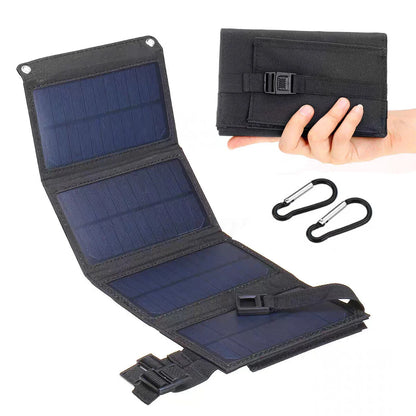 Foldable Solar Panel 20W 50W 60W Portable Solar Panels Charger USB 5V DC Full Time Power Solar Panel Mobile Power Supply