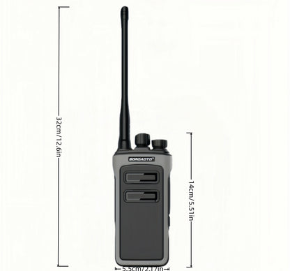 High Power UHF Walkie Talkie 400-470MHz Long Range Two Way Radio Rechargeable with VOX for Outdoor Camping Hiking Hunting