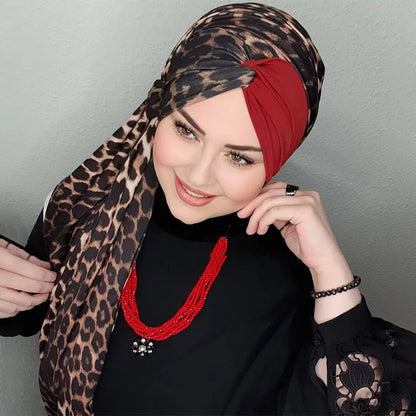Muslim Modal Scarf Silk Abaya Hijab Islamic Jersey Hijabs For Woman Abayas Dress Turbans Crinkle Turban Instant Arabic Head