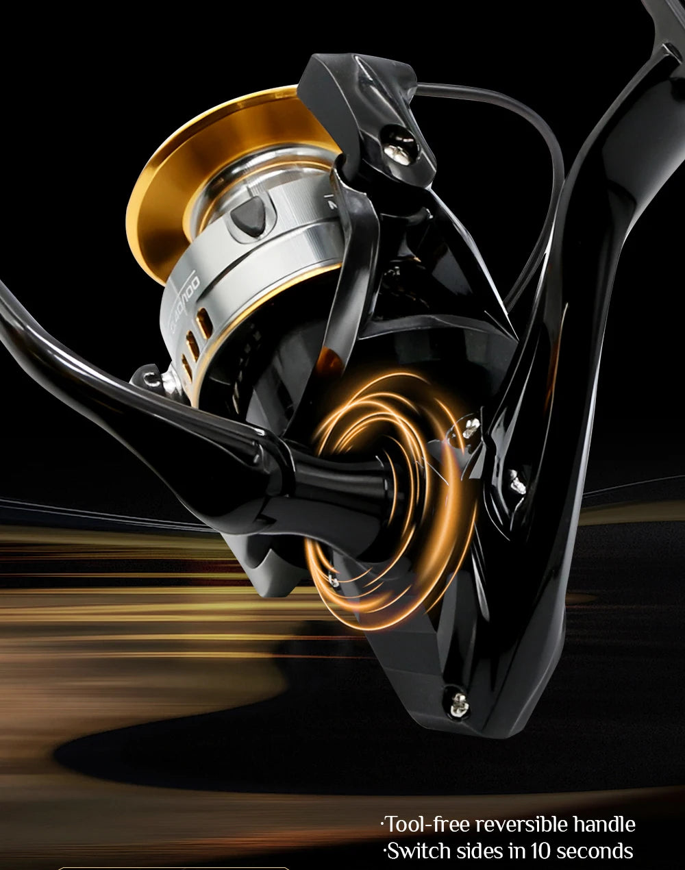 Fishing accessorHE Spinning Reels Ultralight Metal 5.2:1 Gear Ratio 1000-7000 Saltwater Or Freshwater Big Max Drag Fishing Reels