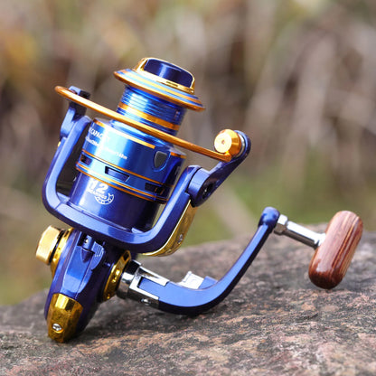 Sougayilang 1000~7000 Fishing Reel 5.2:1 Gear Ratio Spinning Reel with Folding Grip Max Drag 10kg All for Fishing Windlass Pesca