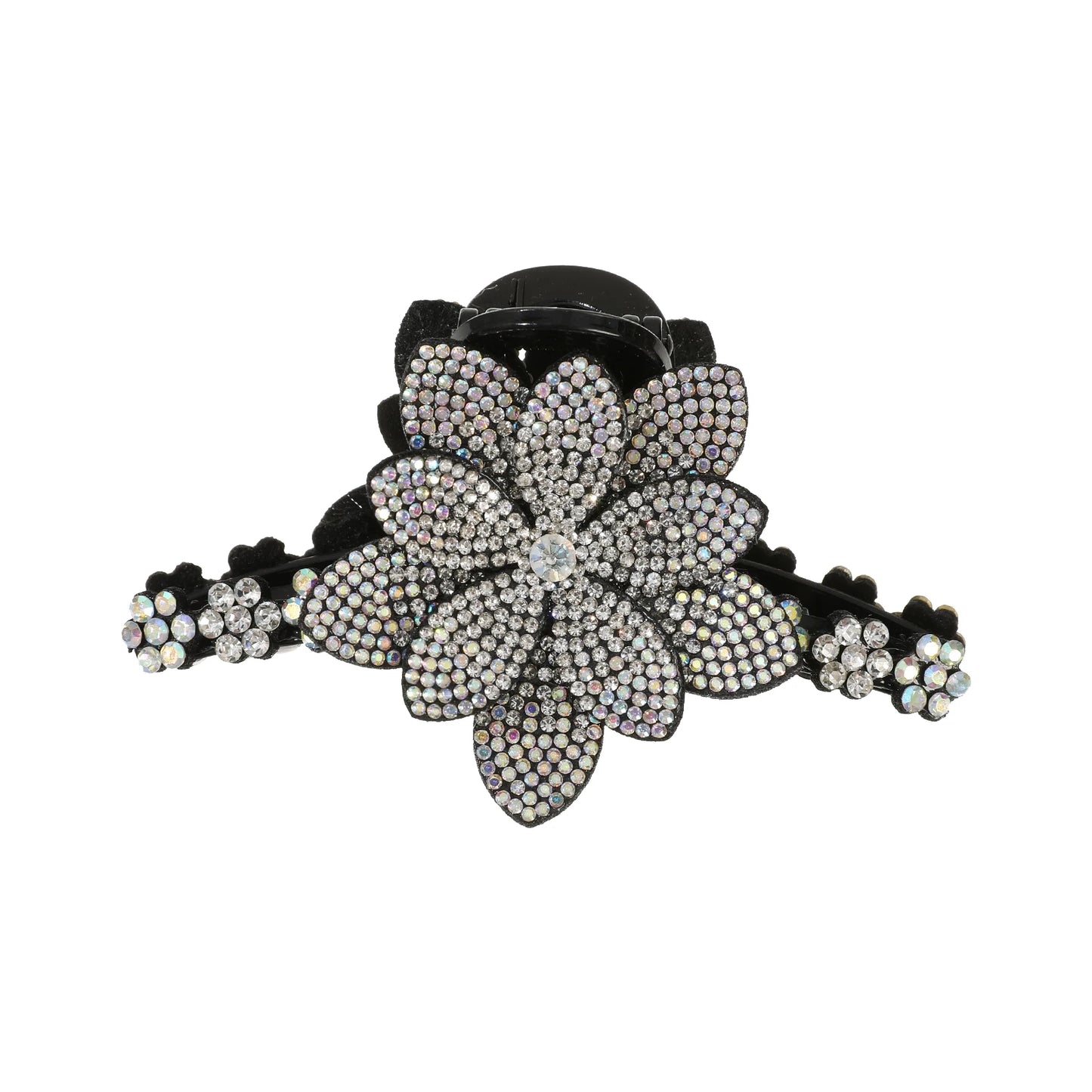 AWAYTR New Flower Hair Claws Clips Hairpins For Girls Women Fashion Rhinestone Hairgrip Barrettes Hair Crab Hair Accessories