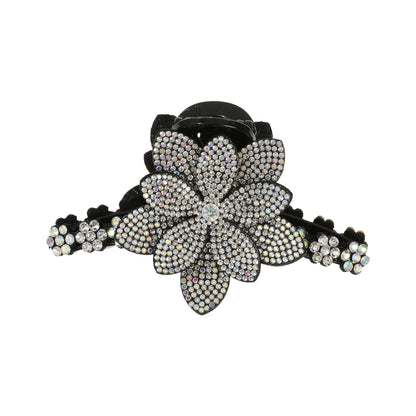 AWAYTR New Flower Hair Claws Clips Hairpins For Girls Women Fashion Rhinestone Hairgrip Barrettes Hair Crab Hair Accessories