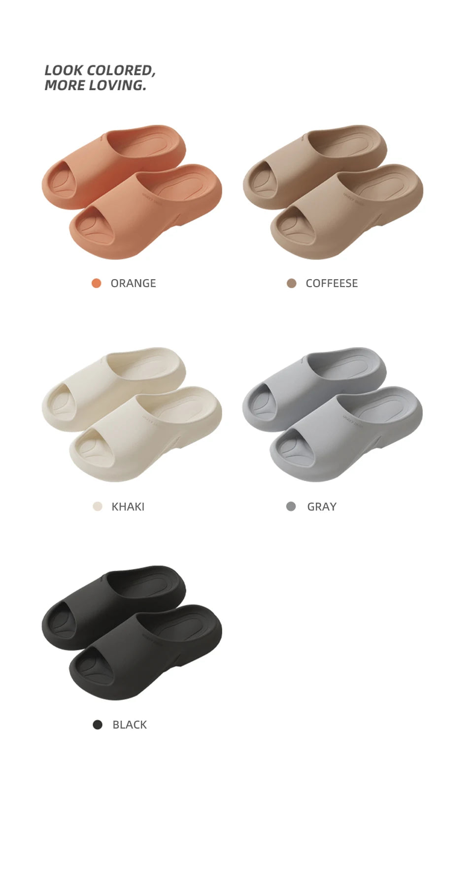 2025 New Fashion Men's Sports Shoes Non Slip Beach Sandals Indoor Outdoor High Quality EVA Slippers Comfortable Couple Slides